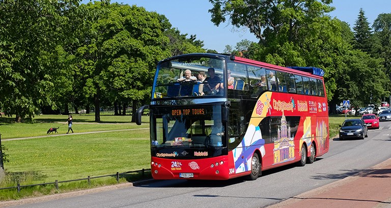 Hop On Hop Off bus sightseeing Helsinki