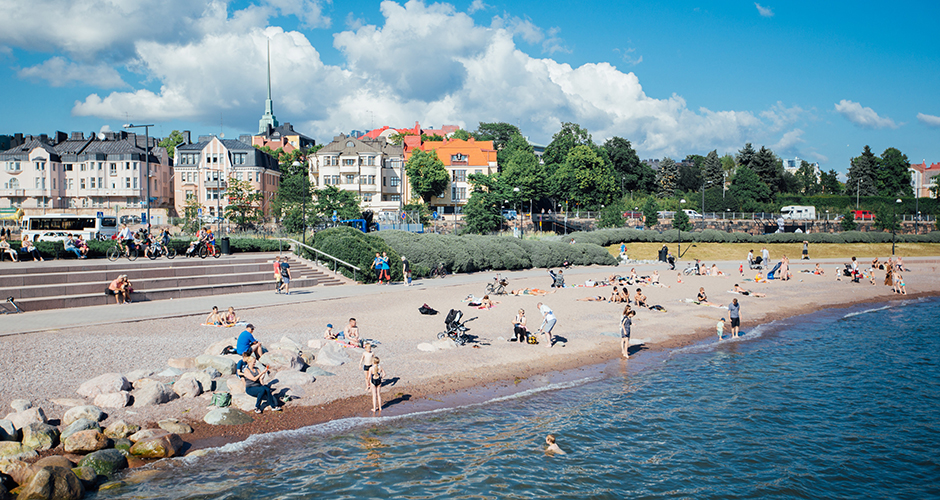 Beach in Helsinki