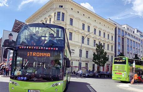 Checkpoint Charlie and Stromma hop on bus Berlin