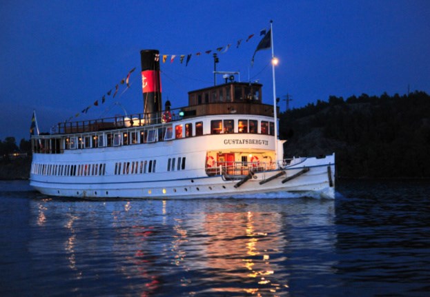 Kvällskryssning i skärgården med M/S Gustafsberg VII eee